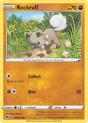 Rockruff 29/73 - Champions Path - Poke-Collect