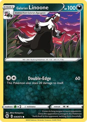 Galarian Linoone 36/73 - Champions Path - Poke-Collect