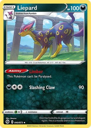 Liepard 40/73 - Champions Path Reverse Holofoil - Poke-Collect