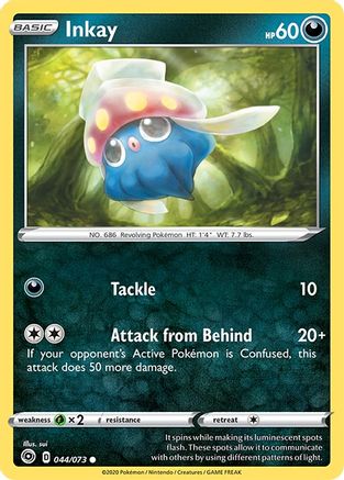 Inkay 44/73 - Champions Path Reverse Holofoil - Poke-Collect