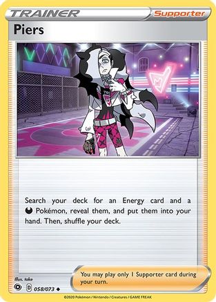 Piers 58/73 - Champions Path Reverse Holofoil - Poke-Collect
