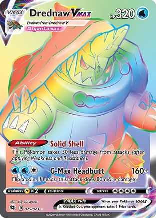 Drednaw VMAX 75/73 - Champions Path Holofoil - Poke-Collect