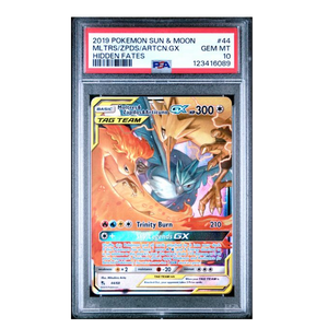 Moltres & Zapdos & Articuno GX Tag Team Hidden Fates #44 PSA 10