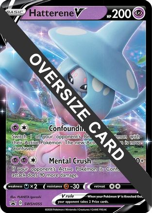 Hatterene V - SWSH055 SWSH055 - Jumbo Cards Holofoil - Poke-Collect