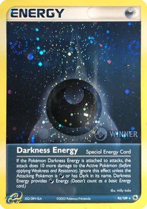 Darkness Energy (Special) - 93/109 [Winner] 93 - League & Championship Cards Holofoil - Poke-Collect