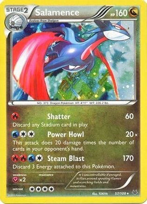 Salamence - 57/108 (Cosmos Holo) 57 - Blister Exclusives Holofoil - Poke-Collect