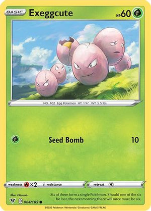 Exeggcute 4/185 - Vivid Voltage Reverse Holofoil - Poke-Collect