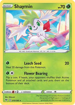 Shaymin 15/185 - SWSH04 Vivid Voltage Holofoil - Poke-Collect
