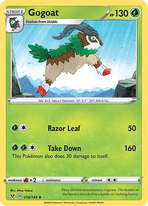 Gogoat 18/185 - SWSH04 Vivid Voltage - Poke-Collect