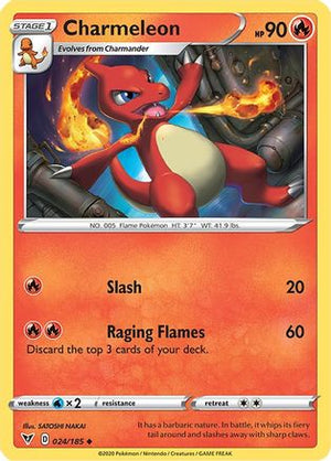 Charmeleon 24/185 - Vivid Voltage Reverse Holofoil