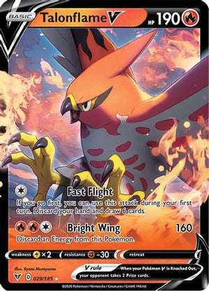 Talonflame V 29/185 - Vivid Voltage Holofoil - Poke-Collect