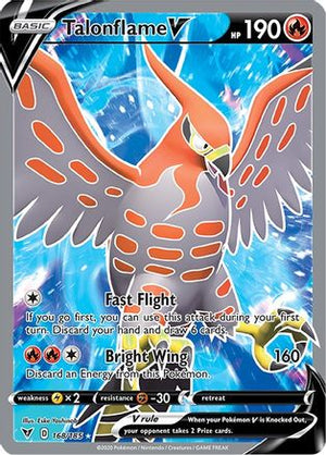 Talonflame V 168/185 - Vivid Voltage Holofoil - Poke-Collect
