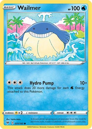 Wailmer 31/185 - Vivid Voltage - Poke-Collect