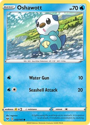 Oshawott 33/185 - SWSH04 Vivid Voltage - Poke-Collect