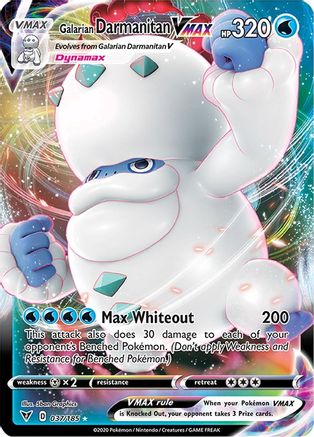 Galarian Darmanitan VMAX 37/185 - SWSH04 Vivid Voltage Holofoil - Poke-Collect