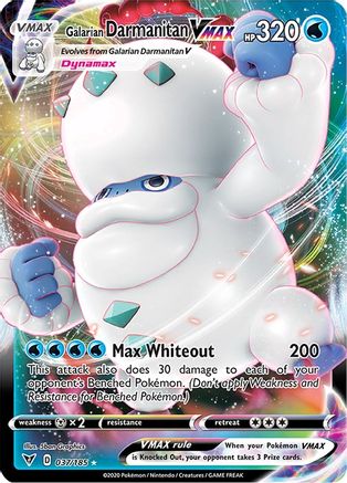 Galarian Darmanitan VMAX 37/185 - Vivid Voltage Holofoil