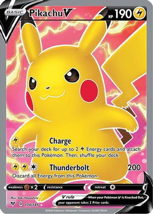 Pikachu V 170/185 - Vivid Voltage Holofoil - Poke-Collect