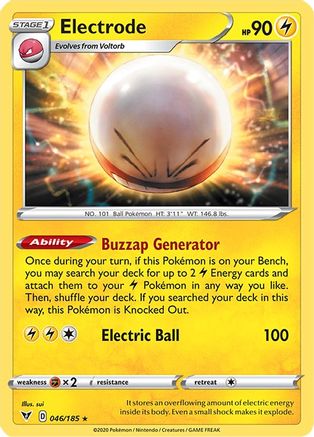 Electrode 46/185 - SWSH04 Vivid Voltage Holofoil - Poke-Collect
