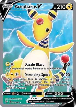 Ampharos V 171/185 - Vivid Voltage Holofoil - Poke-Collect