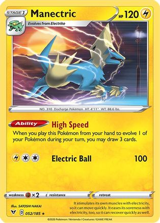 Manectric 52/185 - SWSH04 Vivid Voltage - Poke-Collect