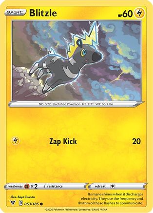 Blitzle 53/185 - SWSH04 Vivid Voltage - Poke-Collect