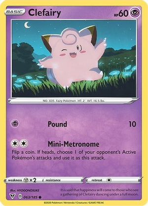 Clefairy 63/185 - Vivid Voltage Reverse Holofoil