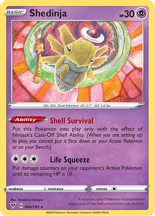 Shedinja 66/185 - Vivid Voltage Reverse Holofoil - Poke-Collect