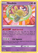 Shedinja 66/185 - SWSH04 Vivid Voltage Reverse Holofoil - Poke-Collect
