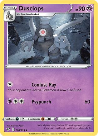 Dusclops 70/185 - SWSH04 Vivid Voltage - Poke-Collect