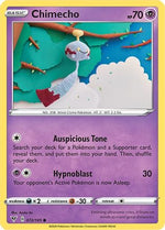 Chimecho 72/185 - SWSH04 Vivid Voltage Reverse Holofoil - Poke-Collect