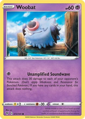 Woobat 73/185 - Vivid Voltage Reverse Holofoil - Poke-Collect