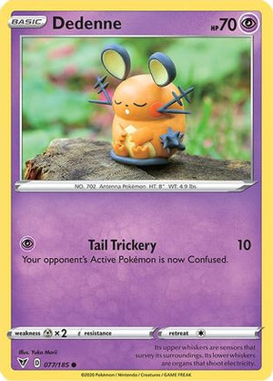 Dedenne 77/185 - Vivid Voltage Reverse Holofoil