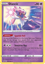 Diancie 79/185 - SWSH04 Vivid Voltage Reverse Holofoil - Poke-Collect