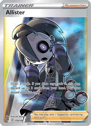 Allister 179/185 - Vivid Voltage Holofoil - Poke-Collect