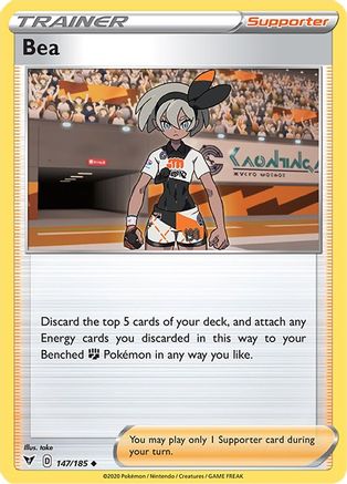 Bea 147/185 - Vivid Voltage Reverse Holofoil - Poke-Collect