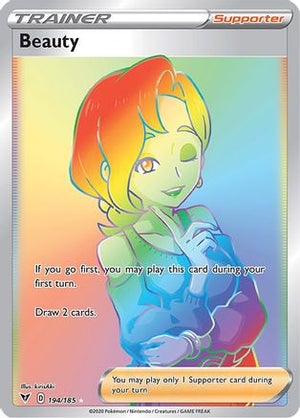 Beauty 194/185 - Vivid Voltage Holofoil - Poke-Collect