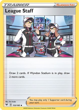 League Staff 153/185 - Vivid Voltage - Poke-Collect