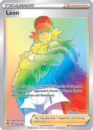 Leon 195/185 - Vivid Voltage Holofoil - Poke-Collect