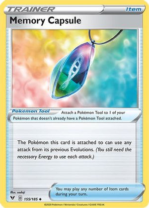 Memory Capsule 155/185 - SWSH04 Vivid Voltage Reverse Holofoil - Poke-Collect