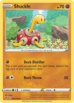 Shuckle 85/185 - Vivid Voltage Reverse Holofoil - Poke-Collect