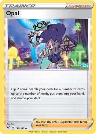Opal 158/185 - SWSH04 Vivid Voltage Reverse Holofoil - Poke-Collect