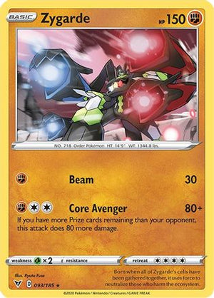 Zygarde 93/185 - Vivid Voltage Holofoil - Poke-Collect