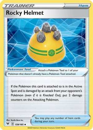 Rocky Helmet 159/185 - Vivid Voltage Reverse Holofoil - Poke-Collect