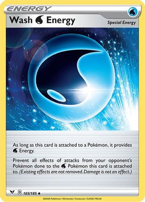 Wash Water Energy 165/185 - Vivid Voltage Reverse Holofoil - Poke-Collect