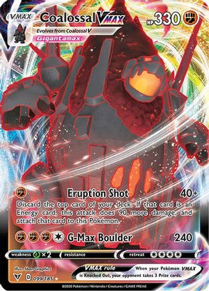 Coalossal VMAX 99/185 - Vivid Voltage Holofoil - Poke-Collect