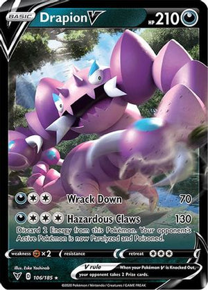 Drapion V 106/185 - SWSH04 Vivid Voltage Holofoil - Poke-Collect