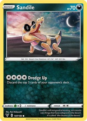 Sandile 107/185 - Vivid Voltage - Poke-Collect