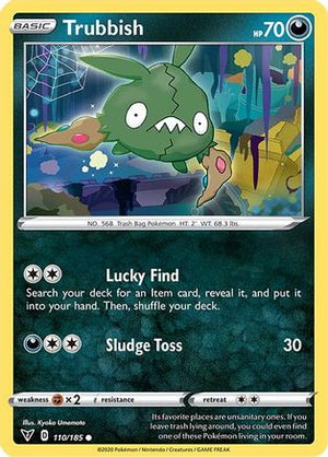 Trubbish 110/185 - Vivid Voltage Reverse Holofoil - Poke-Collect