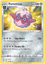 Forretress 114/185 - SWSH04 Vivid Voltage Reverse Holofoil - Poke-Collect