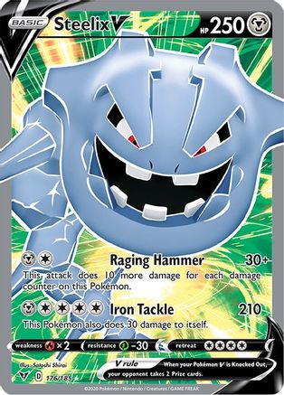 Steelix V 176/185 - Vivid Voltage Holofoil - Poke-Collect